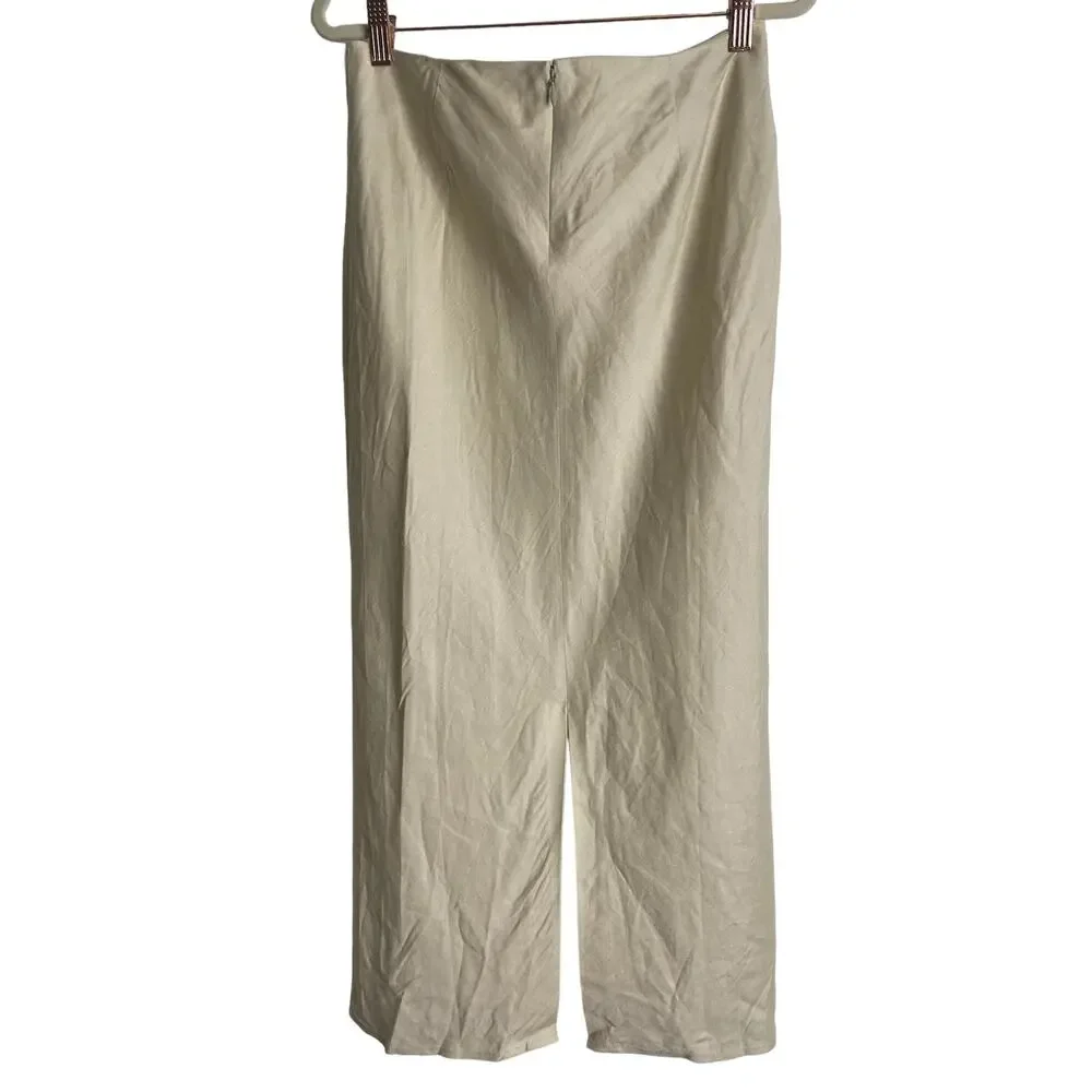 Song Of Style Noa Midi Skirt Linen Blend Lighweight Boho Party Cocktail Formal S